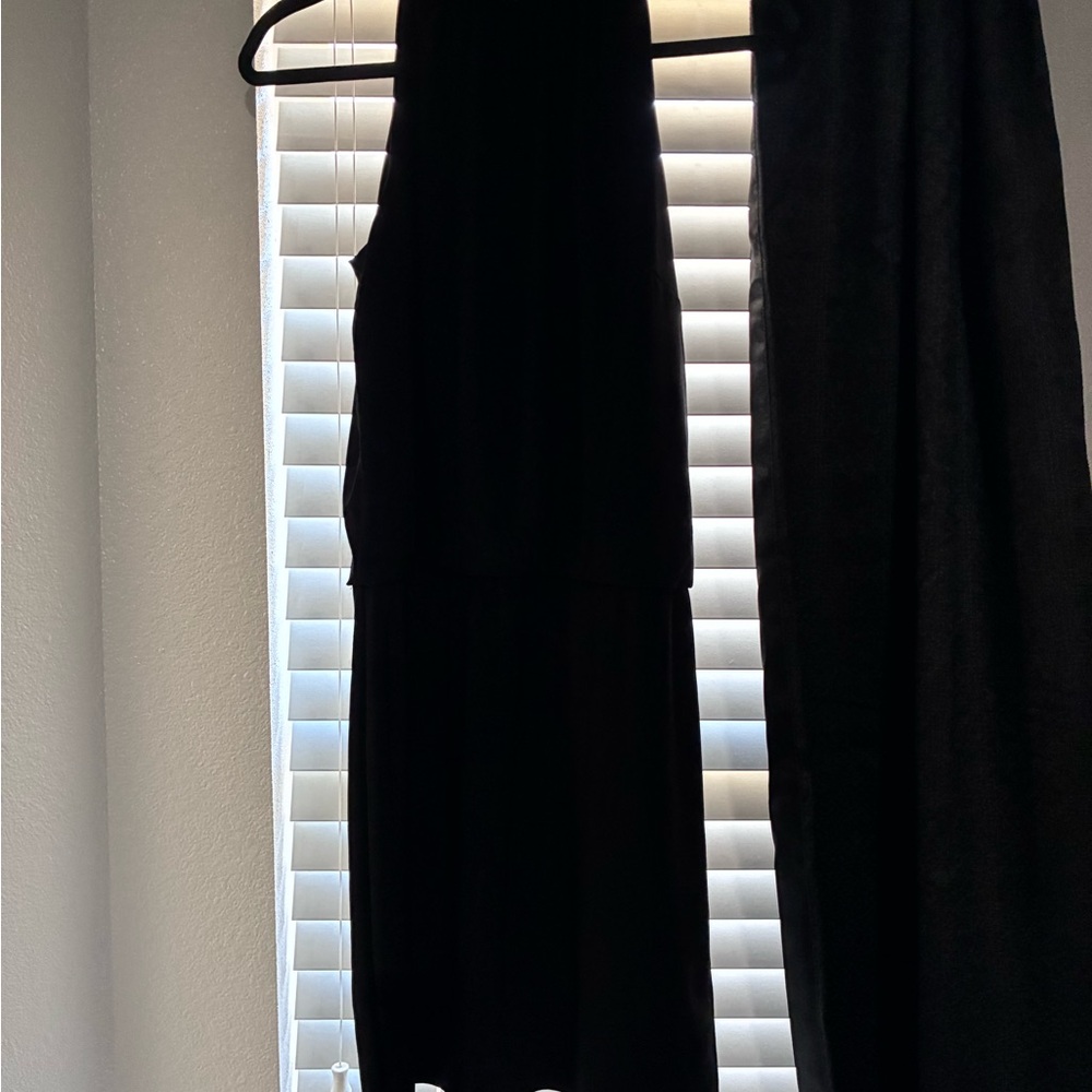 White House Black Market Black Midi Dress